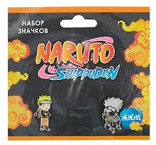 Купить Набор значков  Naruto Чибики Шиппуден Нартуо (металл) (2 шт) — Фото №1