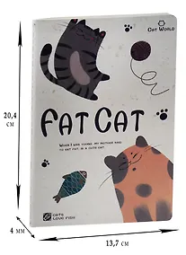 Купить Тетрадь в линейку Zong, Cats love fish, 32 листа — Фото №1