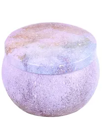 Купить Шкатулка круглая Акварель (металл) (6,5х5) (12-09412-03563-2) — Фото №1