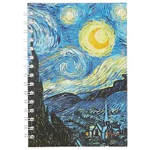 Купить Тетрадь в клетку Hai Bin, "Звёздная ночь", 96 листов — Фото №1