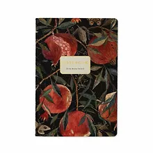 Купить Тетрадь общая «Flora.Гранат», 40 листов в клетку, A5 - Bruno Visconti — Фото №1