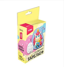 Купить Набор для творчества LORI. Барельеф из гипса "Единорожка с букетом" — Фото №1