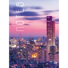 Купить Книга для записей А4 160л кл. "Ночной город" 7БЦ, глянцевая ламинация — Фото №1