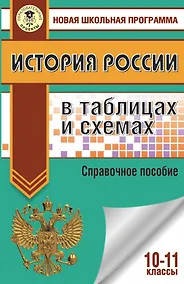 Купить История России в таблицах и схемах. 10-11 классы: справочные материалы — Фото №1