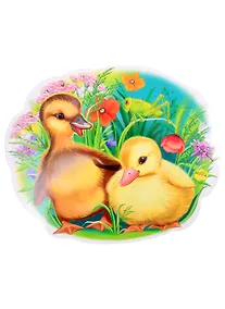 Купить Плакат вырубной А4 "Утята" — Фото №1