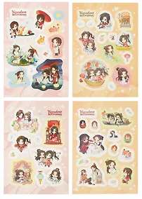 Купить Благословение Небожителей. Чибики. Стикерпак (4 листа) — Фото №1