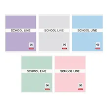 Купить Тетрадь в клетку Listoff, Basic line, 96 листов, в ассортименте — Фото №1