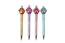 Купить Ручка шариковая автоматическая синяя "Лапка", в ассортименте — Фото №1