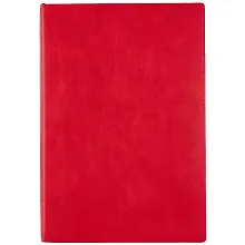 Купить Ежедневник недат. А5 120л "Флоттер" красный, кожзам, мягкий переплет, офсет, ляссе — Фото №1