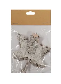 Купить Декоративный элемент из коры в пакете с хедером, лист, 2 шт, 8,5*10 см (11-00278-YW255) — Фото №1