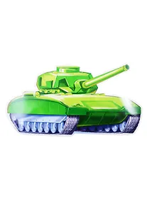 Купить Плакат вырубной "Танк" — Фото №1