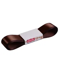 Купить Лента атласная 2см*4 ярда,  855-Black coffee — Фото №1