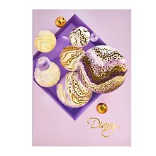 Купить Ежедневник недат. A5 80л "БЛЕСК" интегр.переплет, ламинация soft touch, тисн.фольгой — Фото №1