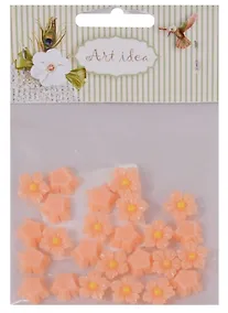 Купить Цветок гибискус (В908) в пакете 25 шт,  светло-оранжевый (11-08631-111) — Фото №1