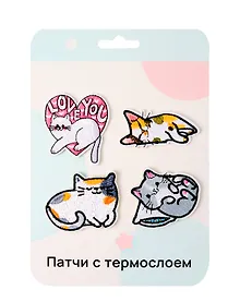 Купить Нашивки Котики -2 (термонаклейки) — Фото №1