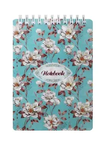Купить Блокнот А6 80л кл. "Notebook" спираль, пластик.обл., тисн.фольгой, ассорти, Феникс — Фото №1