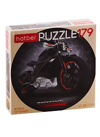 Купить Пазл HATBER круглые 179 элементов d300мм Black motorbike — Фото №1