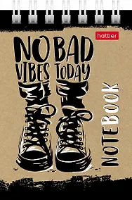 Купить Блокнот А7 40л кл. "Today vibes" мел.картон, гребень, ассорти — Фото №1