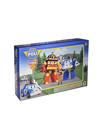 цена Пазл 104А 05799 Robocar (220х330) (4+) (коробка) (Оригами)