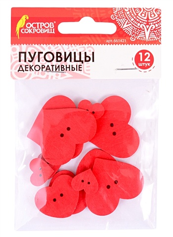 Пуговицы декоративные Сердце (дерево) пуговицы полимерные круглые 100 шт декоративные пуговицы для творчества