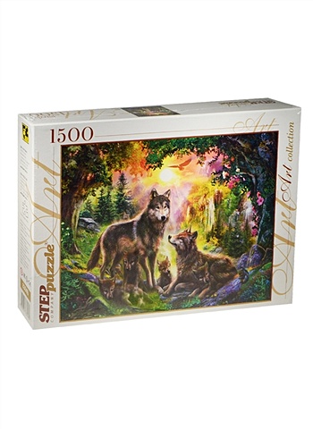Пазлы 1500 Волки (83046) (850х580) (Art Collection) (3+) (коробка)