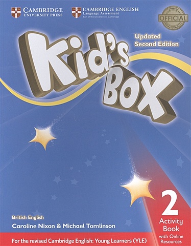 Nixon C., Tomlinson M. Kids Box. British English. Activity Book 2 with Online Resources. Updated Second Edition charrington mary covill charlotte palin cheryl bright ideas level 3 activity book with online practice