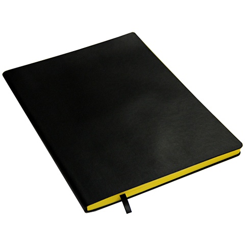 Тетрадь общая в клетку «In Black. Желтый», А4, 80 листов
