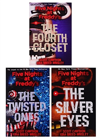 цена Cawthon S. Five Nights at Freddy s Collection (комплект из 3 книг)