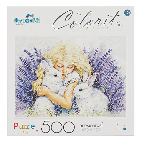 пазлы ангелочек и кролики 500 элементов Colorit collection. Пазл Кролики, 500 элементов