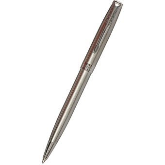 Ручка подарочная шариковая Sonnet Stainless Steel CT черная, Parker