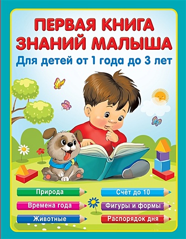 Первая книга знаний малыша для детей от 1 года до 3 лет александрова з и др от рождения до года первая книга малыша