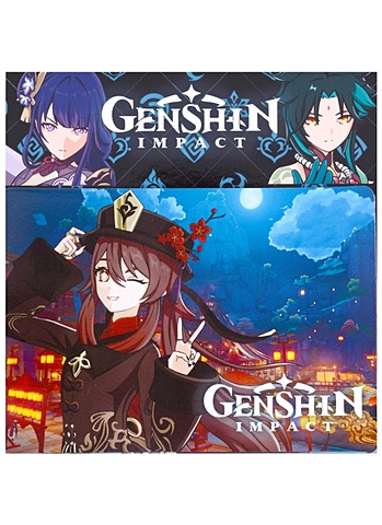 Набор магнитов Genshin Impact (3 шт) набор комикс говори блокнот genshin impact с наклейками коричневый
