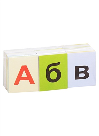 Комплект карточек: азбука в картинках