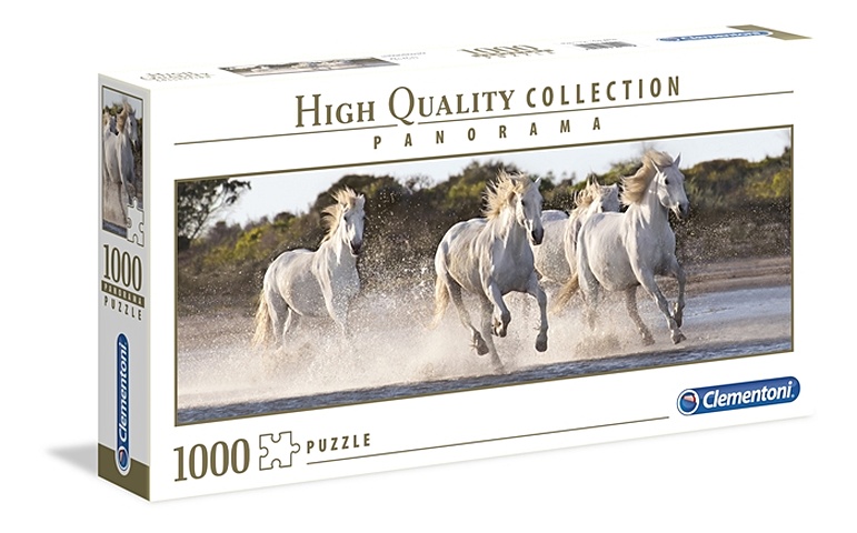 Пазл Clementoni 1000 эл. Панорама.39441 Бегущие лошади пазл enjoy 1000 деталей лошади бегущие по пустыне