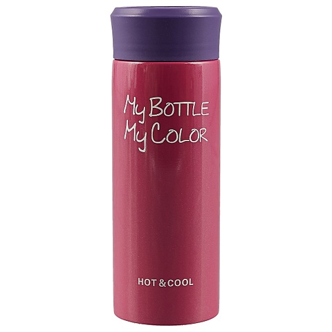 Термос «My bottle», розовый, 330 мл термос acecamp vacuum bottle 0 37л белый 1504
