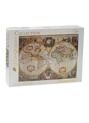 Пазл 1000К 31229 Карта мира (High Quality Collection) (Астрайт) мозаика синтез гжель примеры узоров и орнаментов 69х50 см
