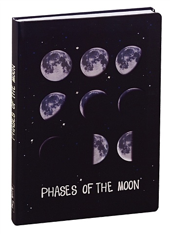 Блокнот Phases of the moon. Космос блокнот phases of the moon серебряное тиснение космос бм2020 193