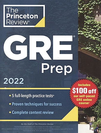 Princeton Review Gre Prep, 2022
