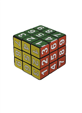 Головоломка (3х3) Цифры (5,5см) (AV-670) головоломка зеркальный кубик cеребряный