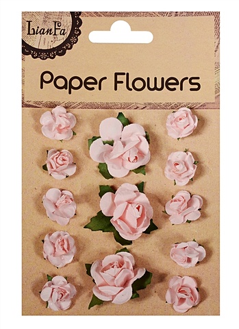 цена Цветы Paper Flower, 3+10, розовые
