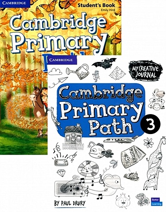 бербер аида cambridge primary path level 1 students book with creative journal комплект из 2 х книг Hird E. Cambridge Primary Path. Level 3. Students Book with Creative Journal (комплект из 2-х книг)