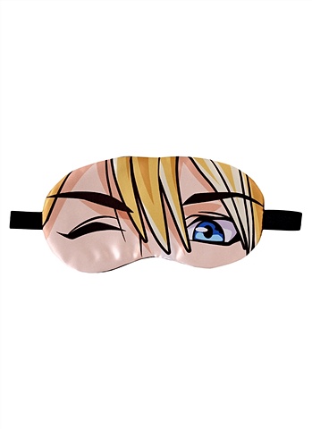 маска для сна аниме глаза закрытые пакет Маска для сна Аниме Глаза (голубые) (пакет)