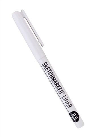 Ручка капиллярная черная 0,5мм (линер) SKETCHMARKER ручка капиллярная линер 0 5мм winsor