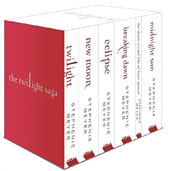 Стефани Майер Twilight Saga 6 Book Set (White Cover) (комплект из 6 книг)