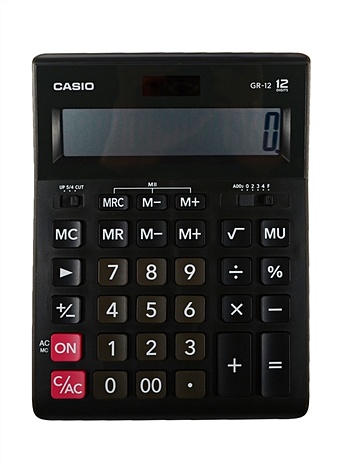 Калькулятор 12 разрядный настольный бухг., Casio калькулятор 12 разрядный настольный двойн питание черный 206 155мм