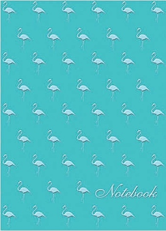 Записная книжка, Феникс+, А6 (98*135мм) 200л. Notebook Фламинго, твердая обложка, с поролоном, тиснение фольгой 42668