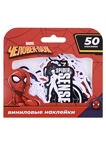 Набор виниловых наклеек Человек паук-1 disney человек паук коллекция наклеек