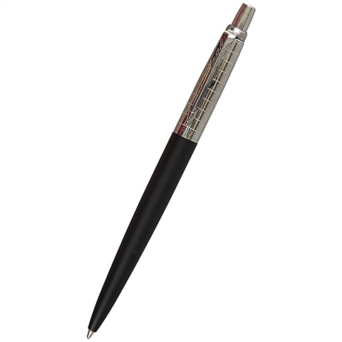 Ручка подарочная шариковая Jotter Premium Bond Street Black Grid CT, Parker