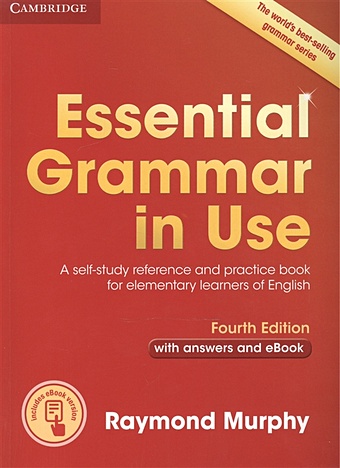 цена Murphy R. Essential Grammar in Use. A self-study reference and practice book for elementary learners of English. Fourth Edition with answers and eBook