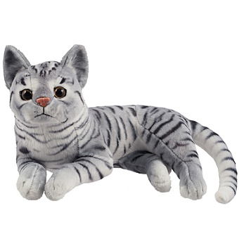Мягкая игрушка Котик лежит, 25см цена и фото